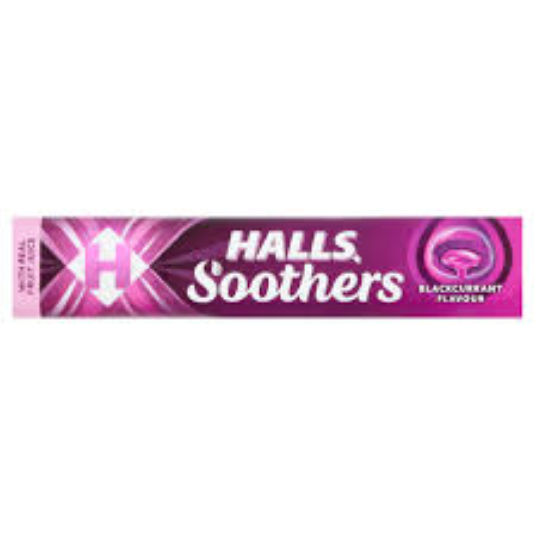 HALLS SOOTHERS BLACKCURRANT 45G